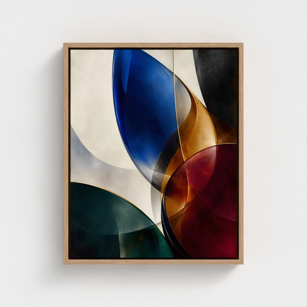 Cobalt — Natural float-framed canvas preview, 16 × 20 in representative size.