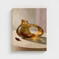 Amber Vessel of Absence — stretched canvas preview, representative 16 × 20 in size