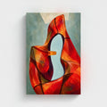 Lacuna Rouge — stretched canvas preview, 12 × 18 in representative size.