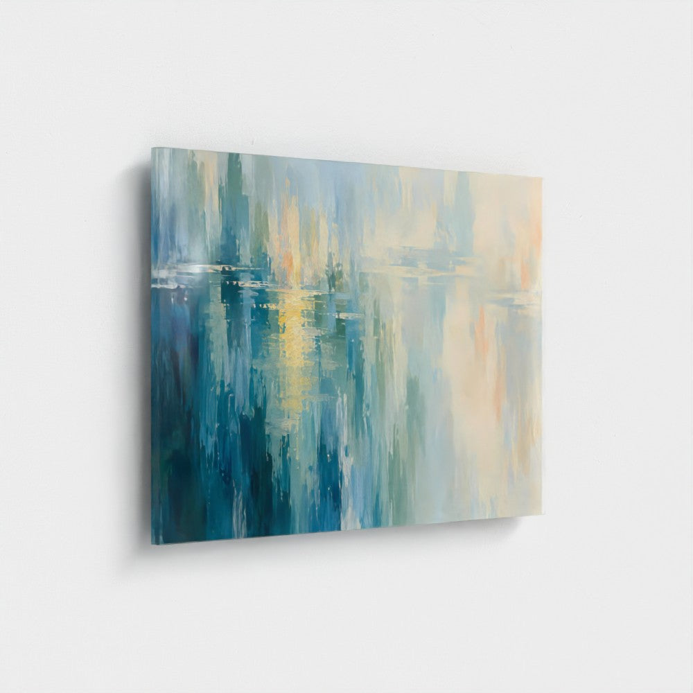 Bellagio Blue Hour landscape artwork on a 10 mm acrylic panel, 18 × 12 in; genuine Prodigi angled product preview.