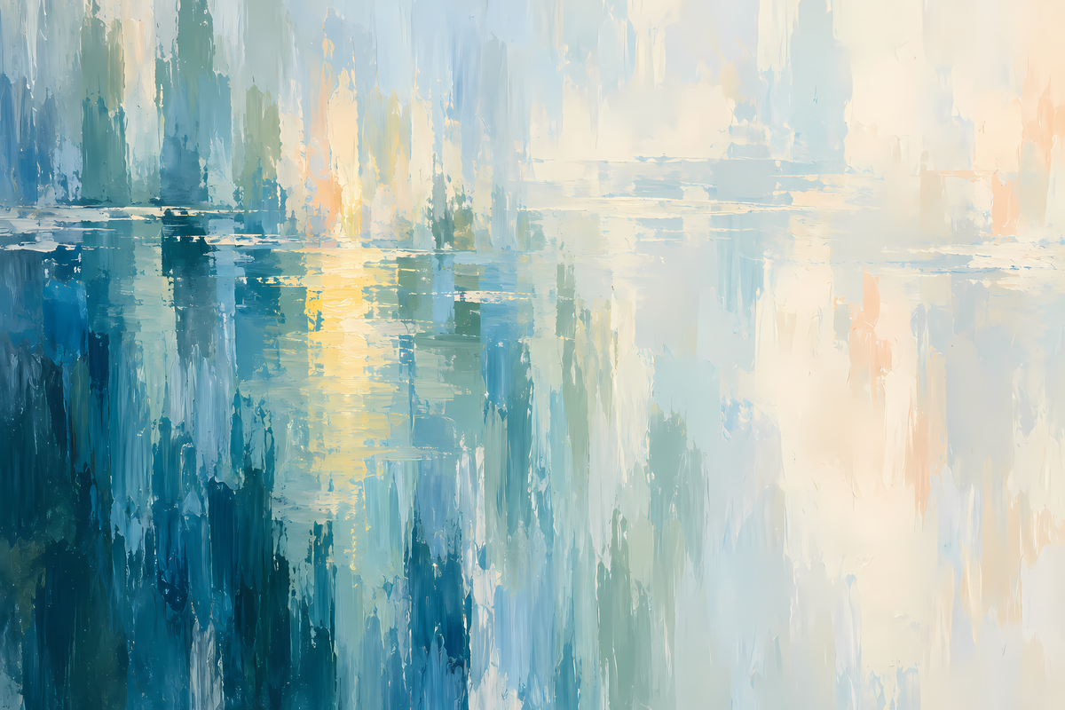 Bellagio Blue Hour — original artwork detail; choose the finish and size on the product page.