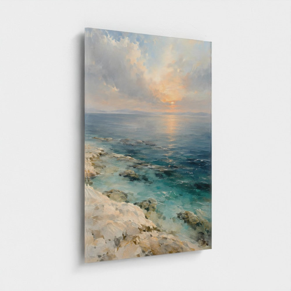 Coastal Light — acrylic panel, 16 × 20 in; product preview.