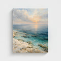 Coastal Light — stretched canvas, 16 × 20 in; product preview.
