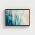 Bellagio Blue Hour — Float-framed canvas — Natural, 18 × 12 in; Prodigi product preview showing this finish in a representative size.