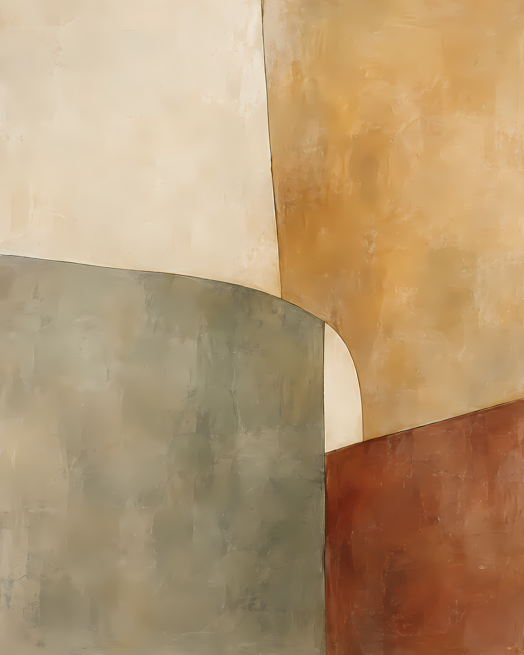 Offset Planes in Antique Glass — original artwork detail; choose the finish and size on the product page.