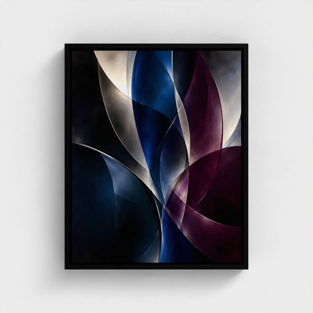 Nocturne — Black float-framed canvas preview, representative 16 × 20 in size
